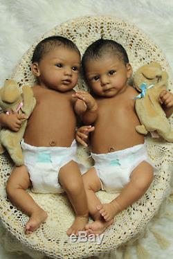 black reborn twins