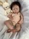 10inch Mini Luna Reborn Baby Doll With Hand-Rooted Mohair Preemie Handmade Toys