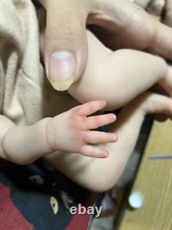 10inch Mini Luna Reborn Baby Doll With Hand-Rooted Mohair Preemie Handmade Toys