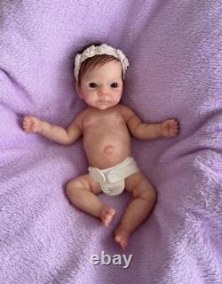11 Cuddly Full Body Silicone Reborn Baby Doll Waterproof Newborn Cute Bebe Gift