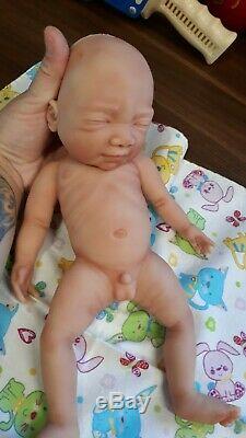 12 Micro Preemie Full Body Silicone Baby Boy Doll Oliver