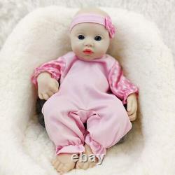 13'' Floppy Silicone Reborn Baby Blue Eyes Boy Full Silicone Newborn Doll