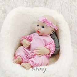 13'' Floppy Silicone Reborn Baby Blue Eyes Boy Full Silicone Newborn Doll
