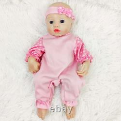 13'' Floppy Silicone Reborn Baby Blue Eyes Boy Full Silicone Newborn Doll