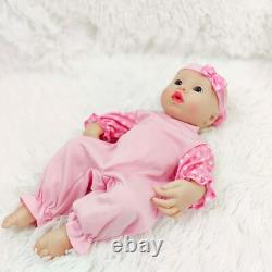 13'' Floppy Silicone Reborn Baby Blue Eyes Boy Full Silicone Newborn Doll