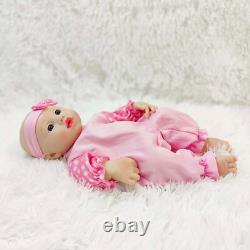 13'' Floppy Silicone Reborn Baby Blue Eyes Boy Full Silicone Newborn Doll