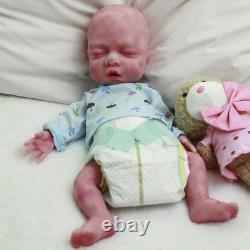 14.9 In Realistic Reborn Baby Dolls Full Body Silicone Boy Dolls Newborn Doll