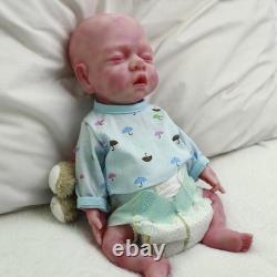14.9 In Realistic Reborn Baby Dolls Full Body Silicone Boy Dolls Newborn Doll