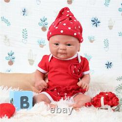 14''Full Silicone Lifelike Pretty Cute Boy Reborn Baby Doll Infant Kids Gifts