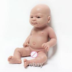 14''Full Silicone Lifelike Pretty Cute Boy Reborn Baby Doll Infant Kids Gifts