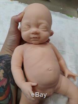 14 Unpainted Preemie Full Body Silicone Baby Girl Doll Tabitha
