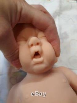 14 Unpainted Preemie Full Body Silicone Baby Girl Doll Tabitha