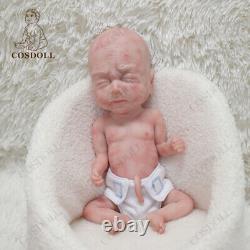 15.5'' Handmade Silicone Reborn Baby Boy Lifelike Full Silicone Newborn Doll US