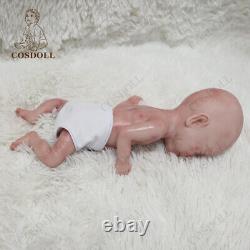 15.5'' Handmade Silicone Reborn Baby Boy Lifelike Full Silicone Newborn Doll US