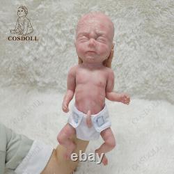 15.5'' Handmade Silicone Reborn Baby Boy Lifelike Full Silicone Newborn Doll US