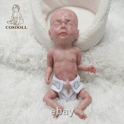 15.5'' Handmade Silicone Reborn Baby Boy Lifelike Full Silicone Newborn Doll US