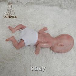 15.5'' Handmade Silicone Reborn Baby Boy Lifelike Full Silicone Newborn Doll US