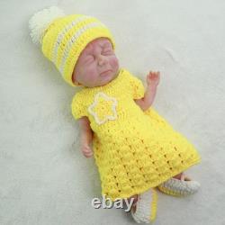15.5 Reborn Baby Doll Soft Body Realistic Boy Newborn with Clothes & Bottle Toy