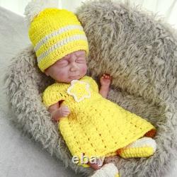 15.5 Reborn Baby Doll Soft Body Realistic Boy Newborn with Clothes & Bottle Toy