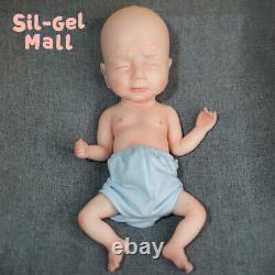 15.5 Reborn Premature BOY Full Body Platinum Silicone Baby? Dolls? Newborn Doll