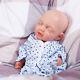 15.7'' Sleeping Silicone Reborn Baby Dolls Eyes Closed Lifelike Baby Boy Dolls