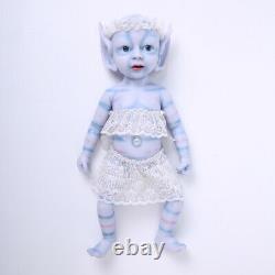 15'' Avatar Silicone Reborn Baby Small GIRL Realistic Silicone Doll Xmas Gift
