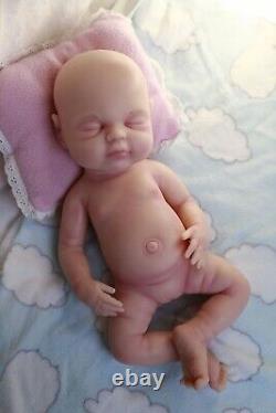 15 in Full Silicone Reborn Baby Doll Full Body Solid Platinum Newborn Baby Doll