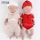 15Reborn Baby Boy or Girl Sleeping Baby Full Silicone Doll Lifelike Infant