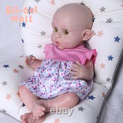 16.5Handmake Silicone Reborn Dolls Adorable Elf Girl Full Body Silicone Newborn