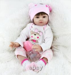 16'' Handmade Newborn Reborn Baby Dolls Vinyl Silicone Girl Doll Lifelike Gifts