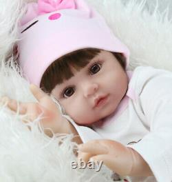 16'' Handmade Newborn Reborn Baby Dolls Vinyl Silicone Girl Doll Lifelike Gifts