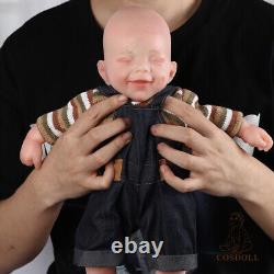 16 Reborn Baby Doll Sleeping Boy Baby Full Body Silicone Lifelike Newborn Doll