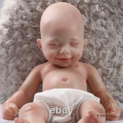 16 Reborn Baby Doll Sleeping Boy Baby Full Body Silicone Lifelike Newborn Doll