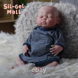 16 inch Handmake Silicone Reborn Baby Dolls Lifelike Newborn Sleeping Baby Girl