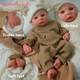 16'' solid silicone doll silicone reborn doll silicone boy doll toys gifts
