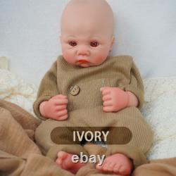 16'' solid silicone doll silicone reborn doll silicone boy doll toys gifts