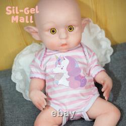 16inch Cute Elf Doll Realistic Reborn Baby Dolls Handmake Platinum Silicone Doll