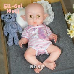 16inch Cute Elf Doll Realistic Reborn Baby Dolls Handmake Platinum Silicone Doll