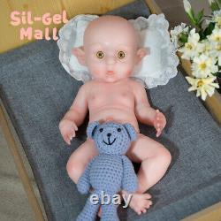 16inch Cute Elf Doll Realistic Reborn Baby Dolls Handmake Platinum Silicone Doll