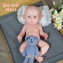 16inch Cute Elf Doll Realistic Reborn Baby Dolls Handmake Platinum Silicone Doll