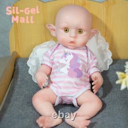 16inch Cute Elf Doll Realistic Reborn Baby Dolls Handmake Platinum Silicone Doll