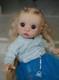 16inch Realistic Girl Reborn Baby Doll Peeka Hand-Rooted Hair Artist Painted Toy