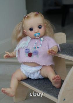 16inch Realistic Girl Reborn Baby Doll Peeka Hand-Rooted Hair Artist Painted Toy