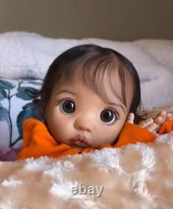 16inch Realistic Weighted Reborn Baby Doll Peeka Rooted Hair Soft Skin Gifts Toy