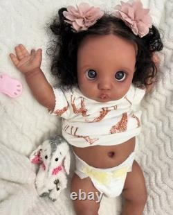 16inch Weighted Reborn Baby Dolls Lovely Peeka Rooted Hair Collectible Toy Gifts