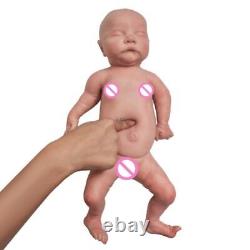 17.3 Full Body Solid Silicone Baby Doll Reborn Baby Dolls Newborn Boy Doll Gift