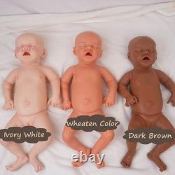17.52 Inch Soft Silicone Reborn Baby Doll Realistic Girl Fullbody Silicone Doll