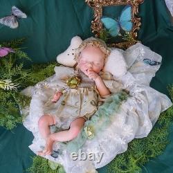 17.52Inch Open Mouth Silicone Girl Reborn Painted Baby Doll Toy