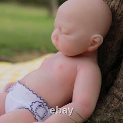 17.5Reborn Dolls Realistic Newborn Handmake Silicone Doll Sleeping Girl Doll US