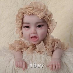 17.7 Silicone Reborn Baby Girl Full Body Silicone Baby Real Newborn Baby Dolls